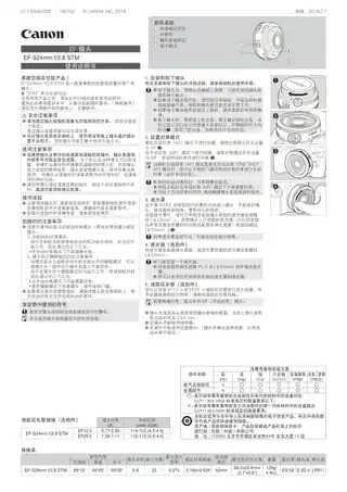 CANON佳能EF-S 24mm f_2.8 STM